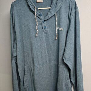 Columbia PFG light blue Hoodie XL
